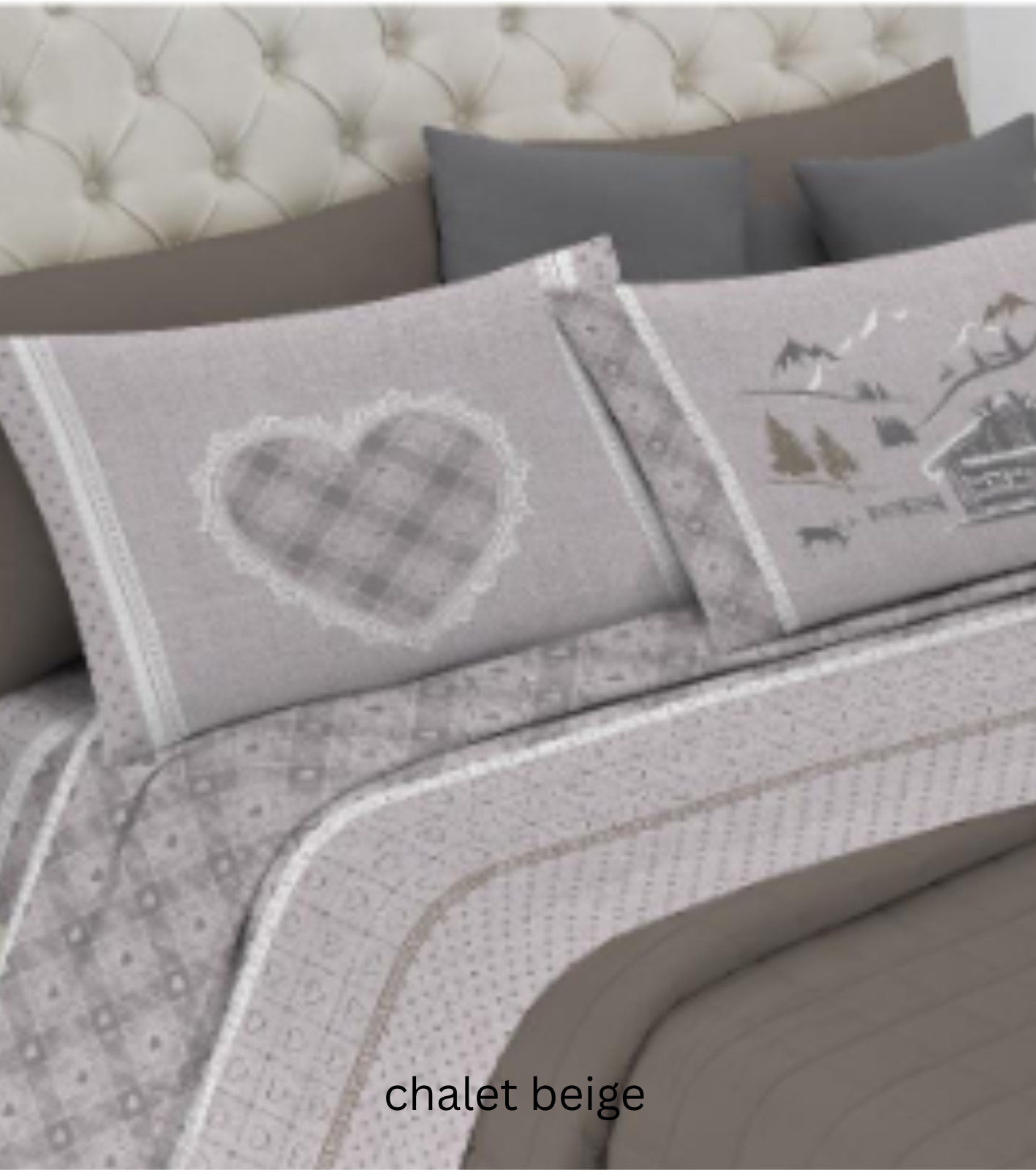 COMPLETO LETTO FLANELLA 2P PENSIERI DELICATI Tellini S.r.l. Ingrosso Abbigliamento